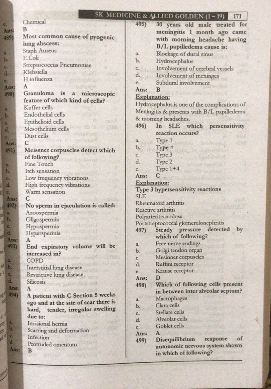 SK-Medicine Golden Files FCPS-1 3rd Edition