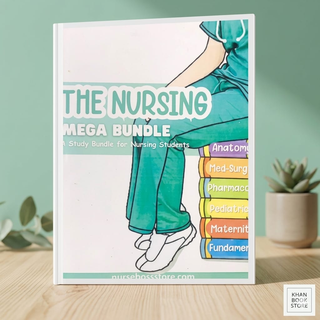 Nursing Mega Bundle educational books for BSN and nursing exam preparation