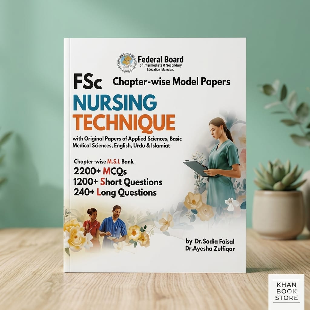Federal Board FSc Nursing Exam Preparation Book with MCQs and Past Papers