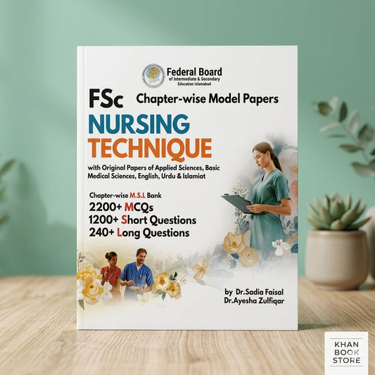 Federal Board FSc Nursing Exam Preparation Book with MCQs and Past Papers