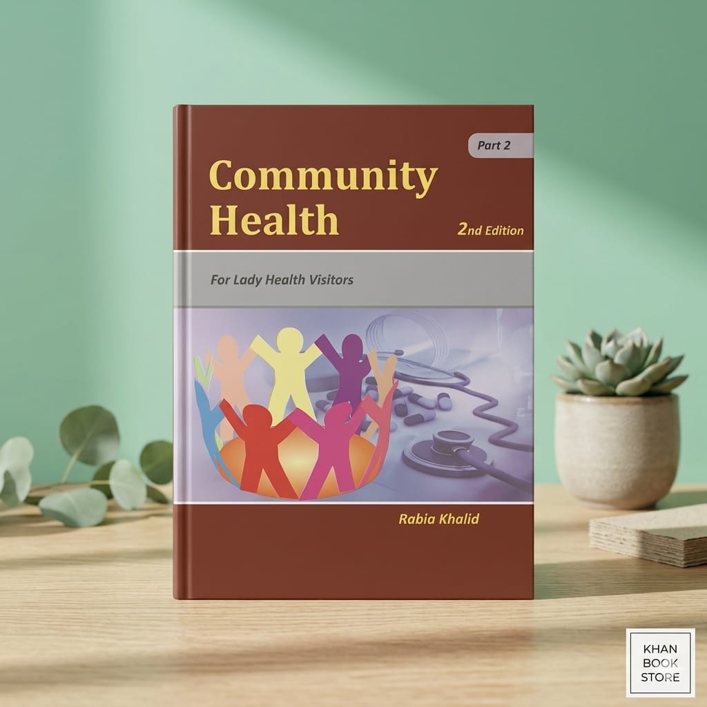 LHV 2nd Year Punjab books set including Community Health and English books