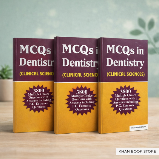 MCQs in Dentistry Clinical Sciences book with 3800 dental MCQs