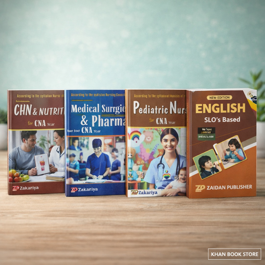 CNA nursing textbook bundle with CHN Nutrition and Pharma books