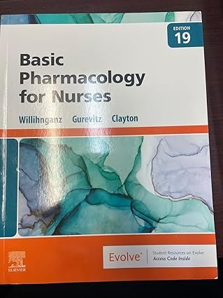 Clayton's Basic Pharmacology for Nurses 19th Edition book cover