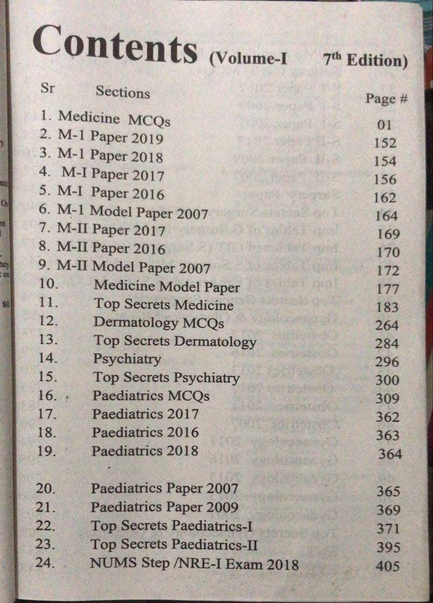 Secrets of NRE/FCPS 1 MD/MS 7th Edition