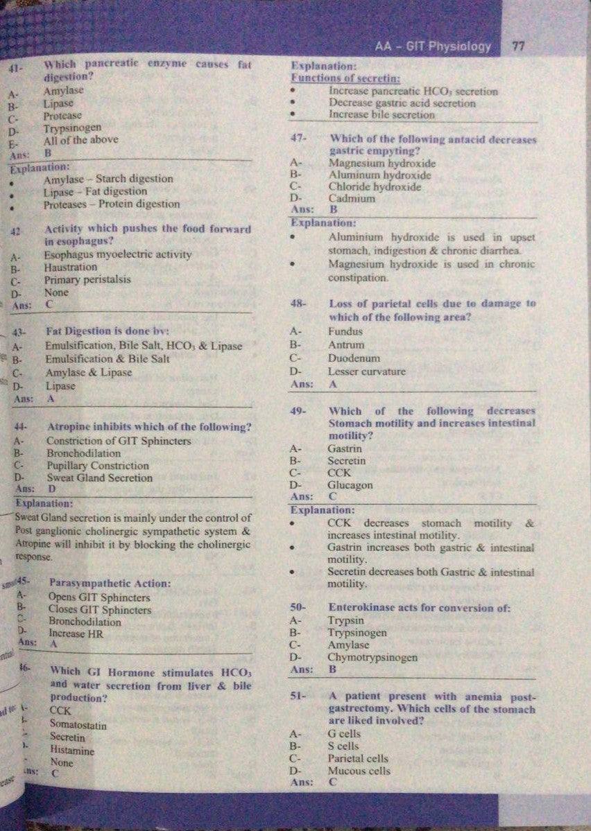 Double “A” Notes FCPS-1 Vol 1 & 2
