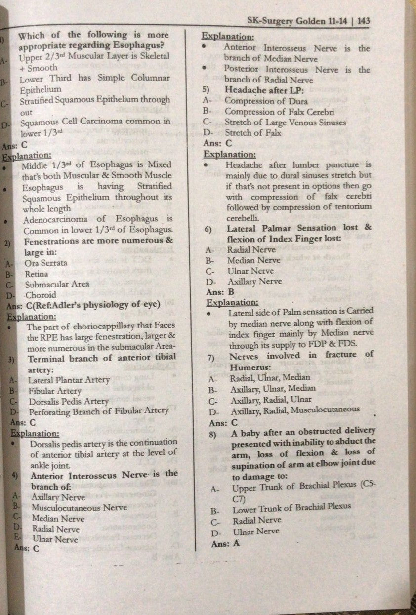 SK Surgery Golden Files FCPS-1 3rd Edition