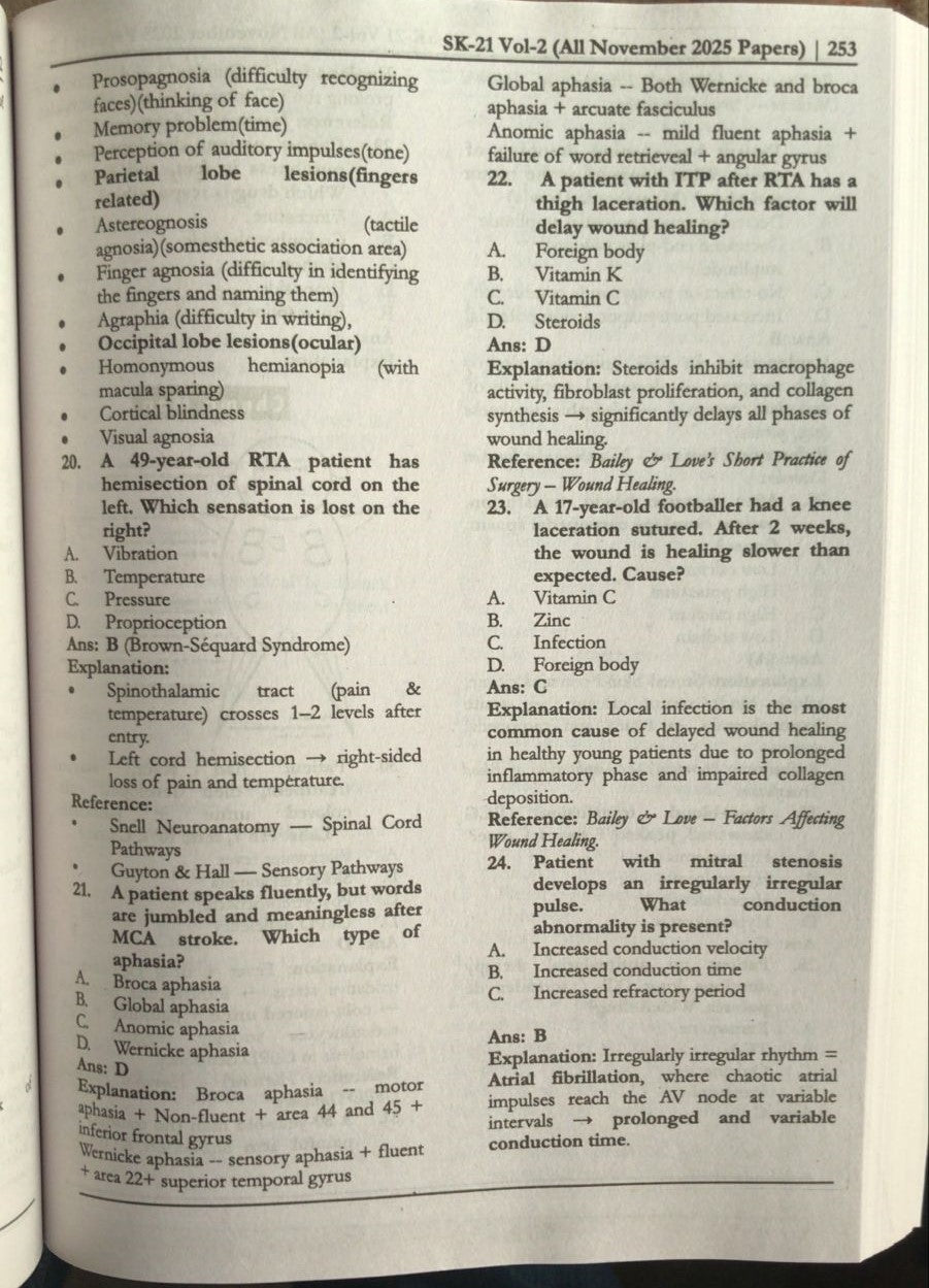 FCPS-1 solved papers and revision book for medical trainees