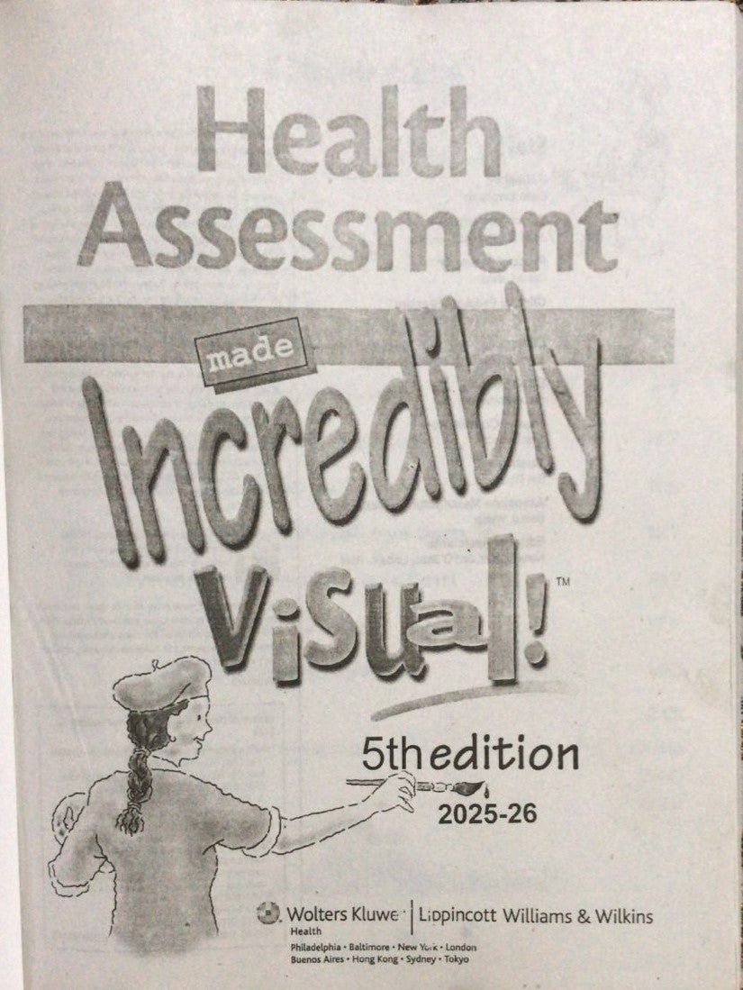 Health Assessment Made Incredibly Visual | Latest Edition