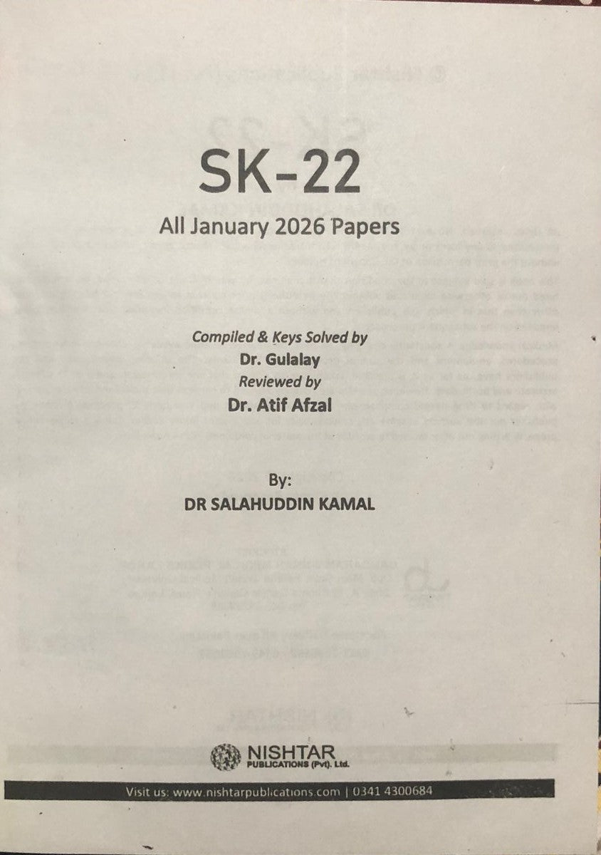 SK22 January 2026 Papers – FCPS Preparation