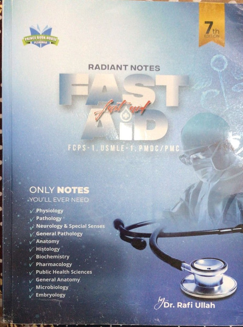 Radiant Notes Fast Aid FCPS-1 USMLE preparation medical book
