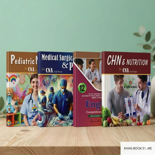 Buy CNA 2nd Year Nursing Textbook Bundle online. Includes Medical Surgical Nursing, Pediatric Nursing, Pharma & English books. Order now!
